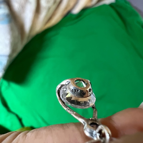 925 silver chain and earrings set, 17 inch long, - Picture 7 of 10